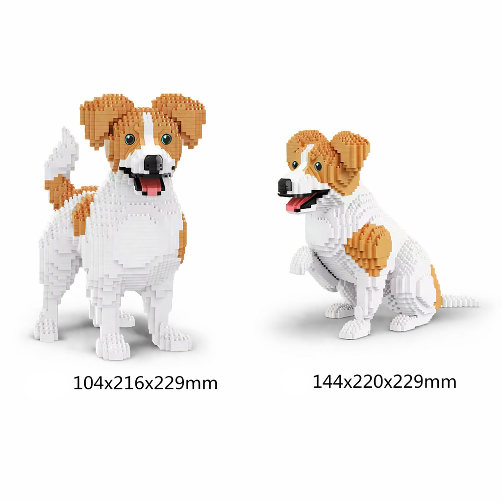 2 in 1 Jack Russell | Bouwsteentjes