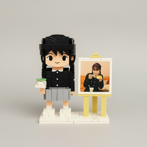 Eigen Foto als Bouwstenen Poppetje – 1 Persoon Gepersonaliseerd | Bouwsteentjes