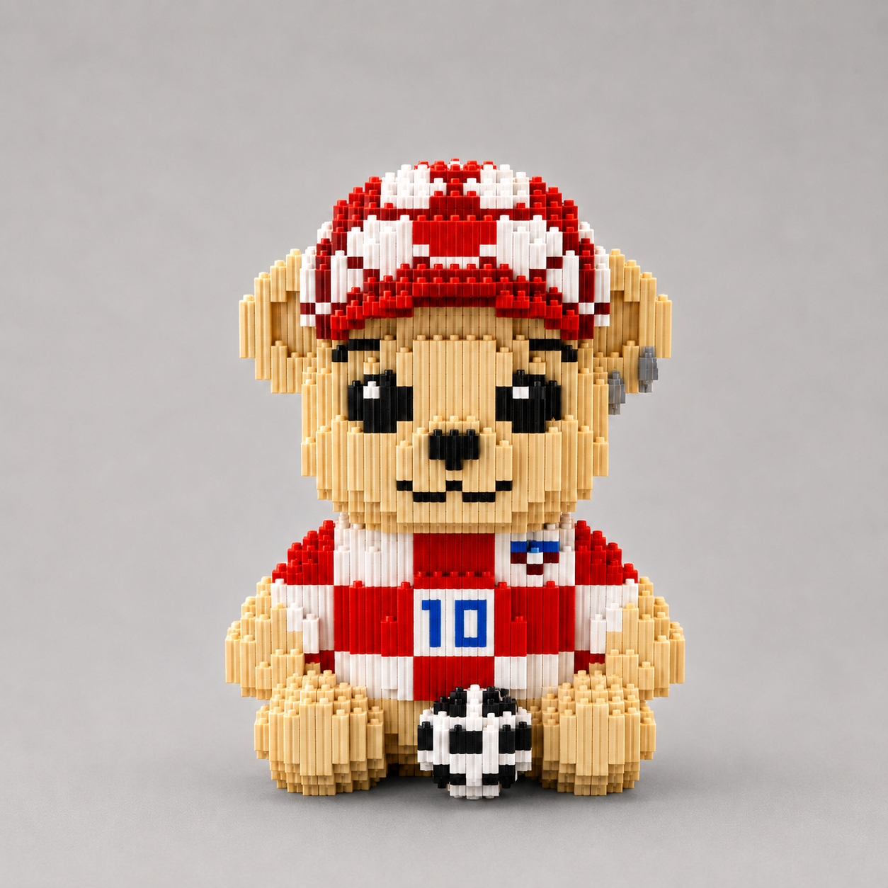Teddybeer met tenue | Bouwsteentjes