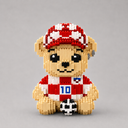 Teddybeer met tenue | Bouwsteentjes