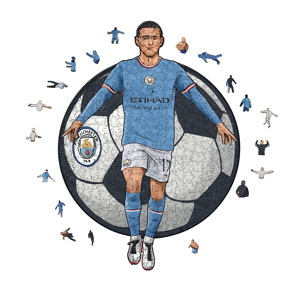 Phil Foden | Houten Puzzel