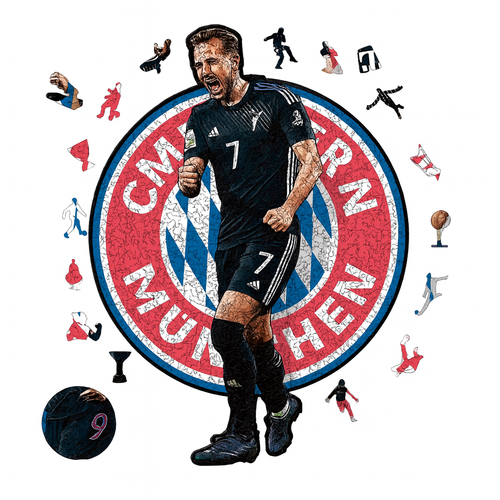 Harry Kane | Houten Puzzel