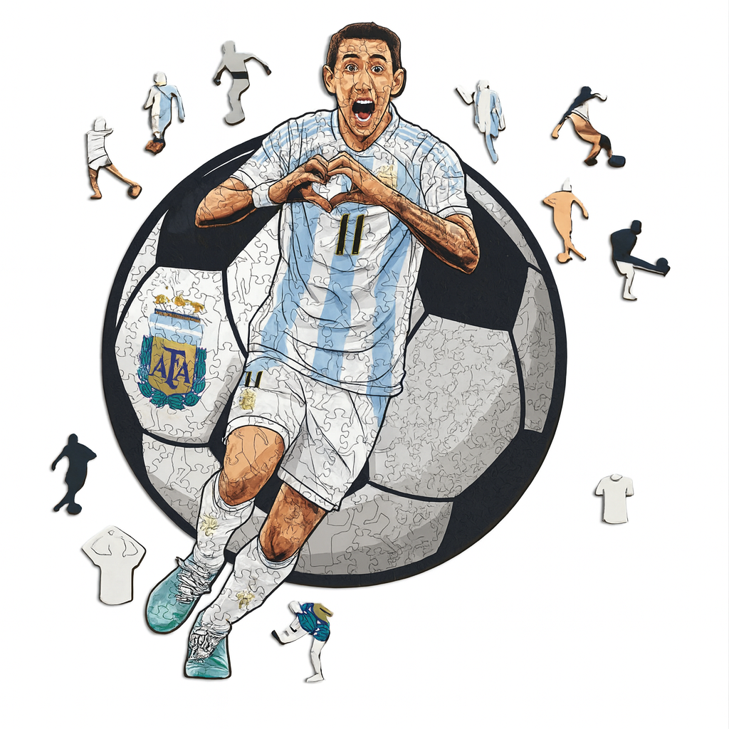 Ángel Di María | Houten Puzzel
