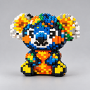Kleurrijke koala | Bouwsteentjes