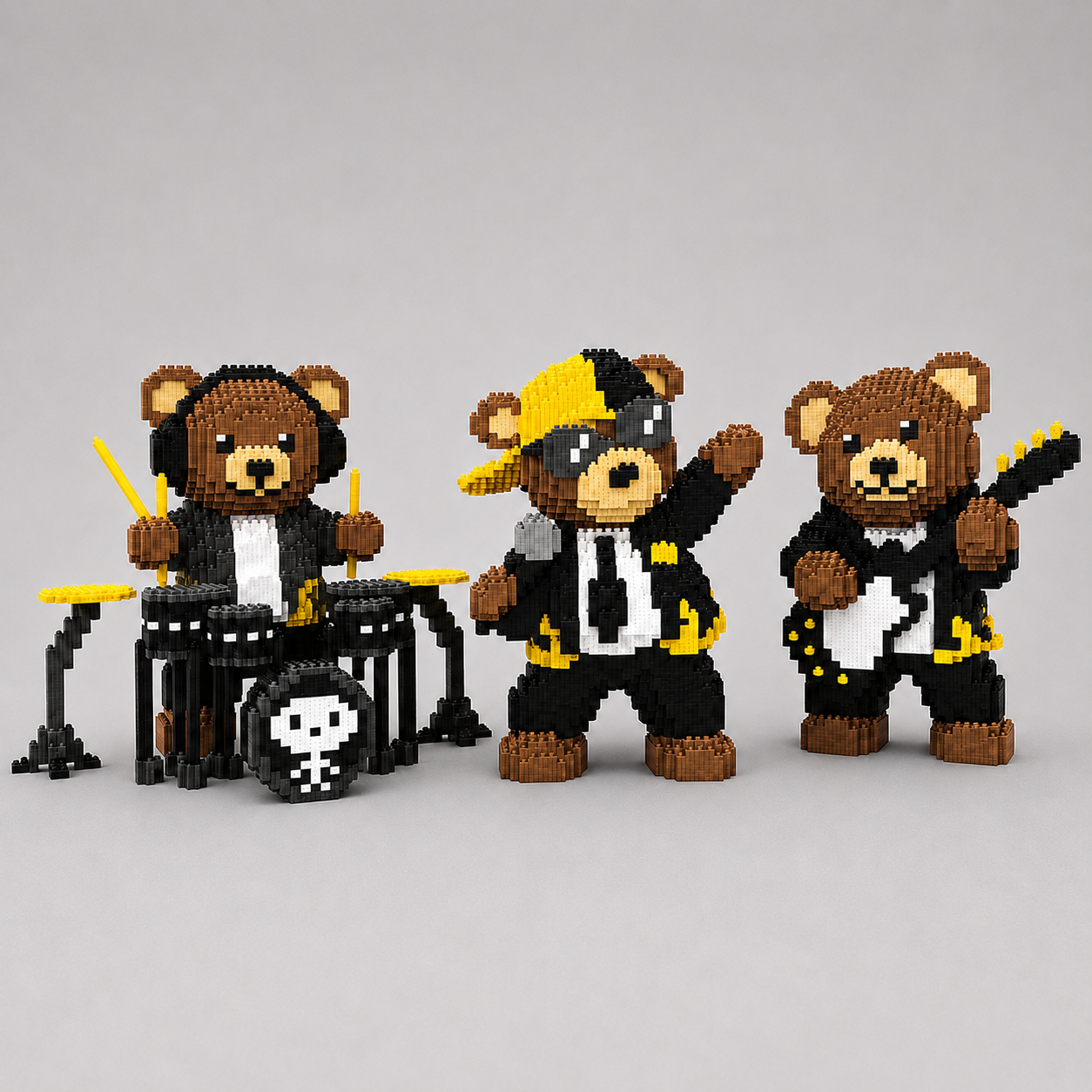 Knuffel beer band | Bouwsteentjes