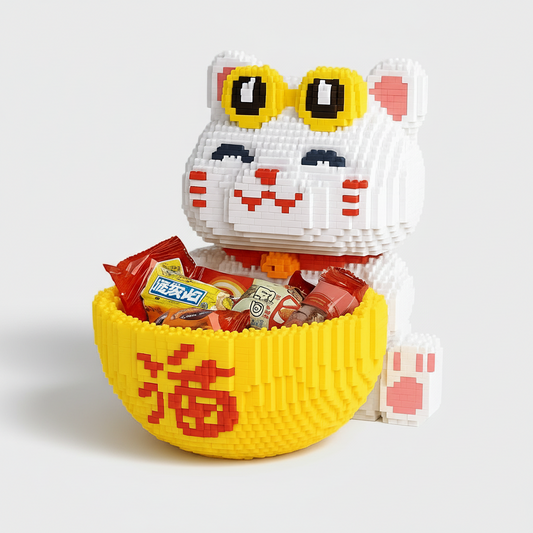 Katjes snoeppot | Bouwsteentjes