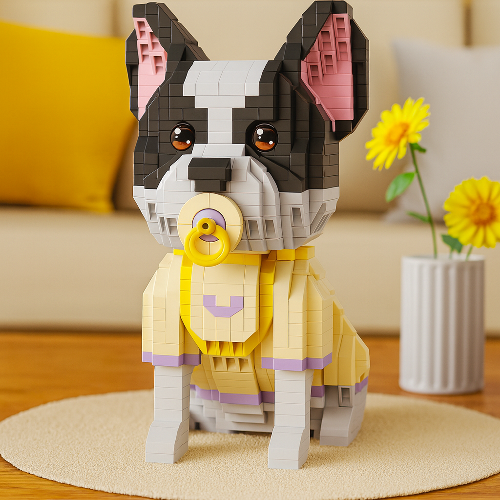 Puppy met speen  | Bouwsteentjes