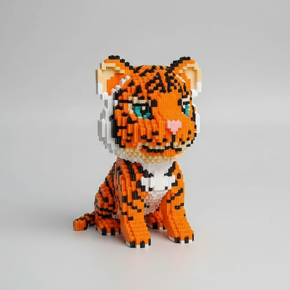 Prachtige tijger | Bouwsteentjes