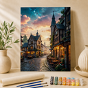Winkelstraat | Schilderen op Nummer