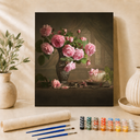Roze rozen | Schilderen op Nummer