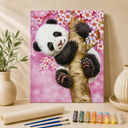Schattige Panda | Schilderen op Nummer