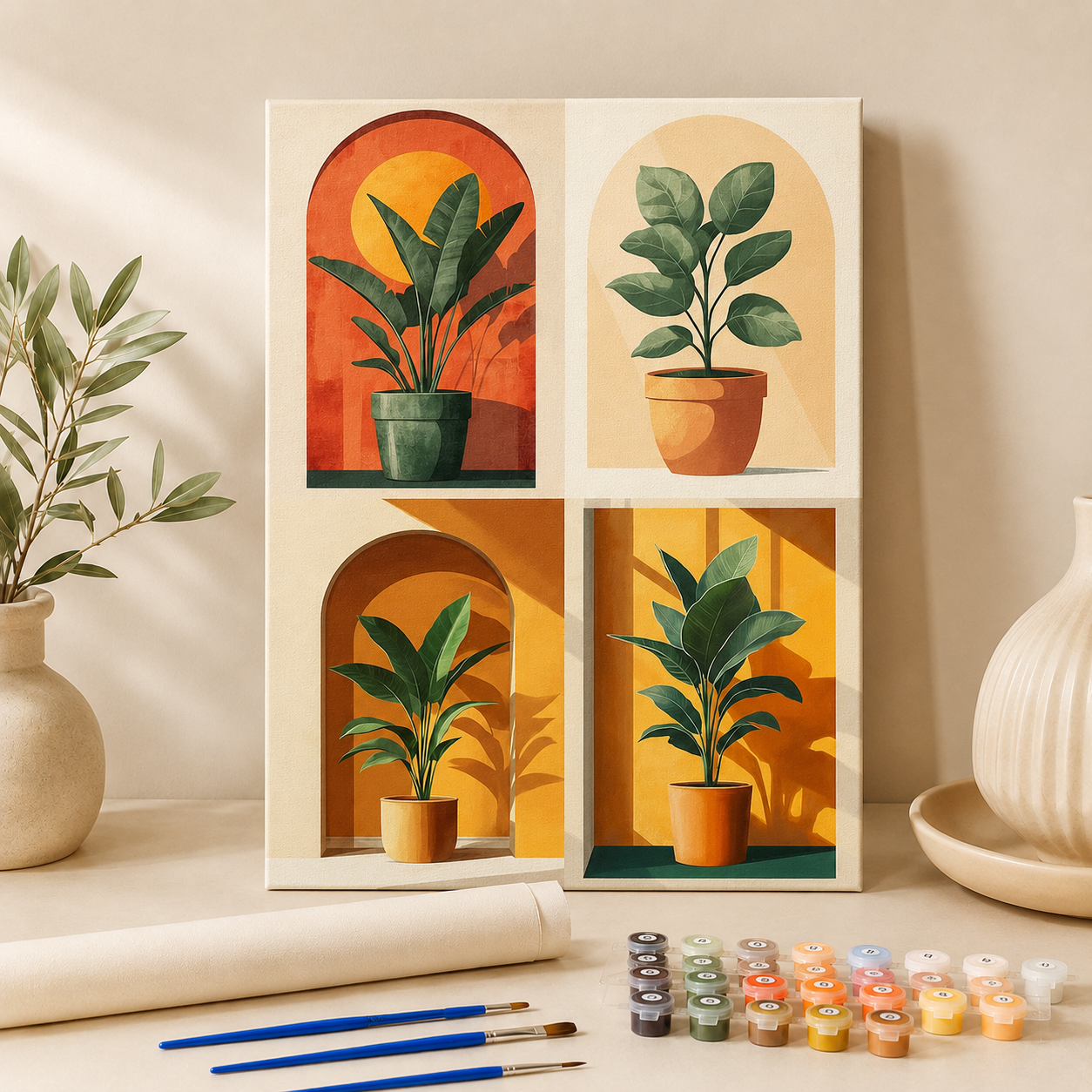 Planten | Schilderen op nummer