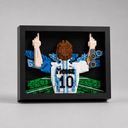 3D schilderij voetballer | bouwsteentjes
