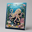 Octopus | Premium Parel Diamond Painting