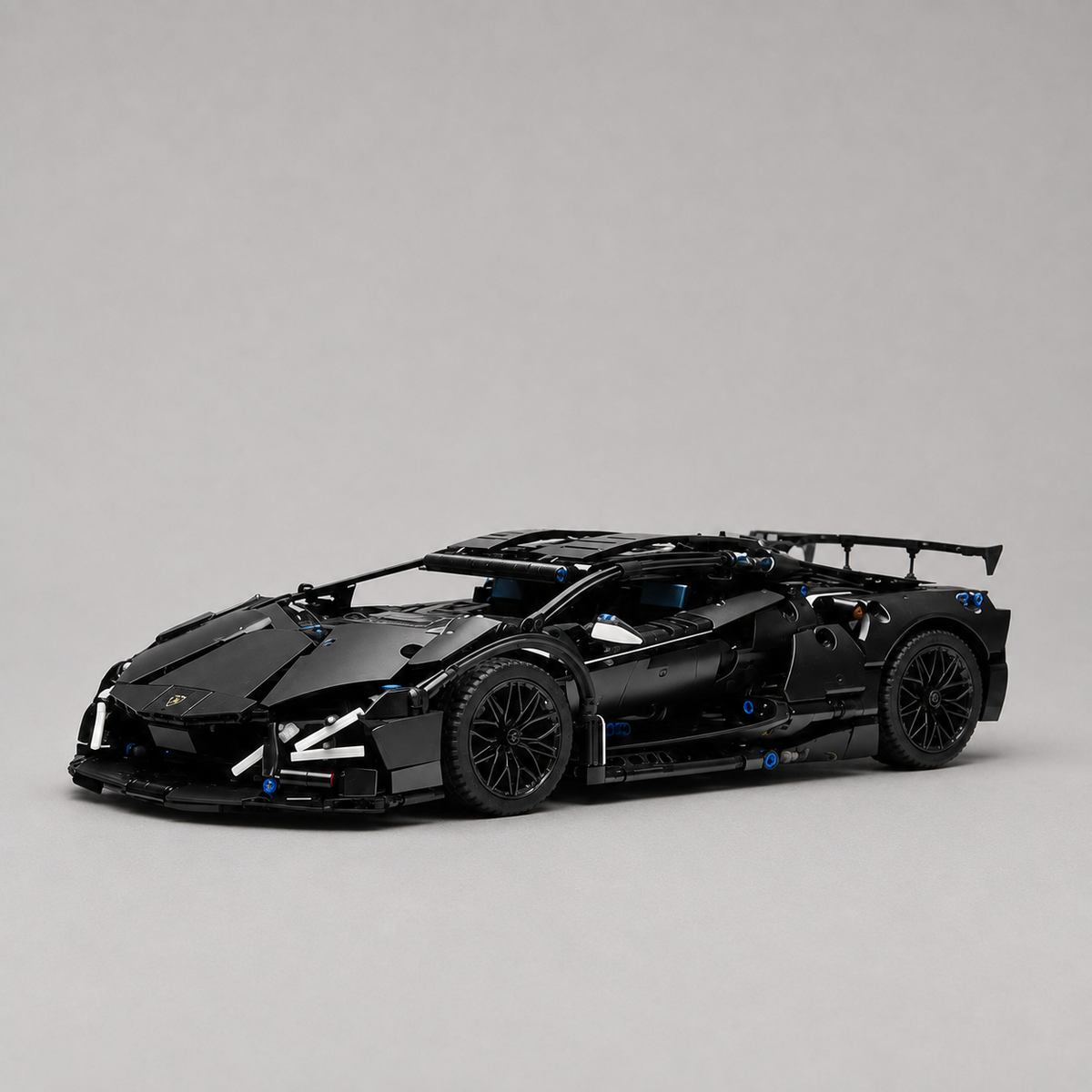 Zwarte superauto | Bouwsteentjes