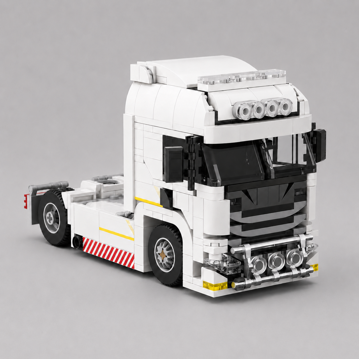 Witte truck | Bouwsteentjes