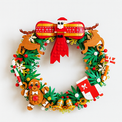 Kerstkrans | Bouwsteentjes