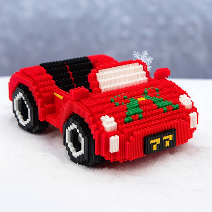 Kerst auto | Bouwsteentjes