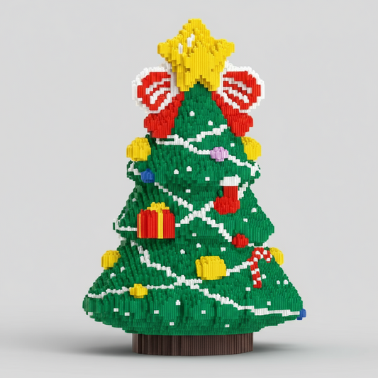 Mega kerstboom | Bouwsteentjes