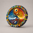 MEGA Yin Yang Puzzel | Bouwsteentjes