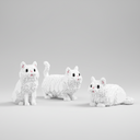 3 in 1 Perzische kat | Bouwsteentjes