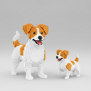 2 in 1 Jack Russell | Bouwsteentjes