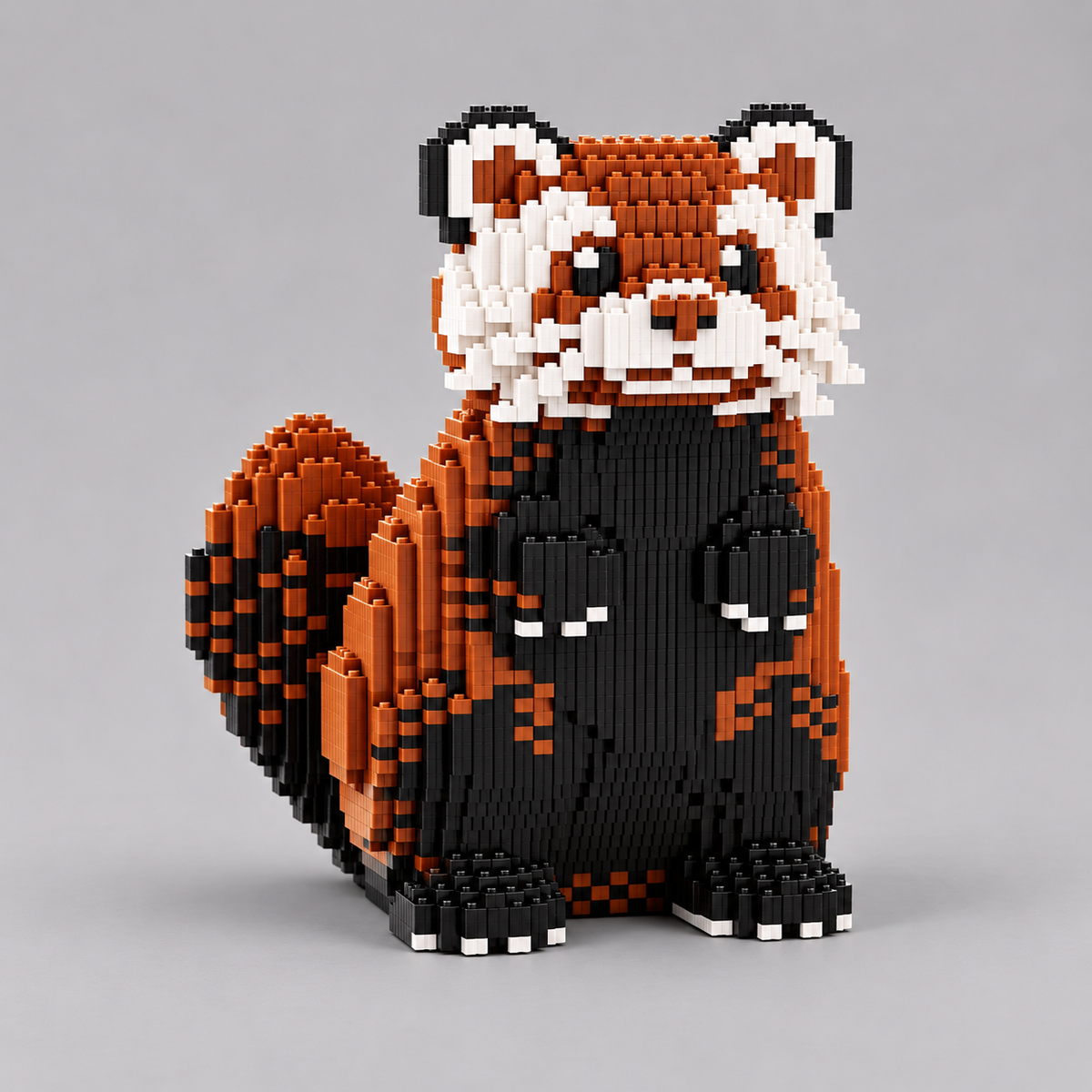 Rode panda | Bouwsteentjes