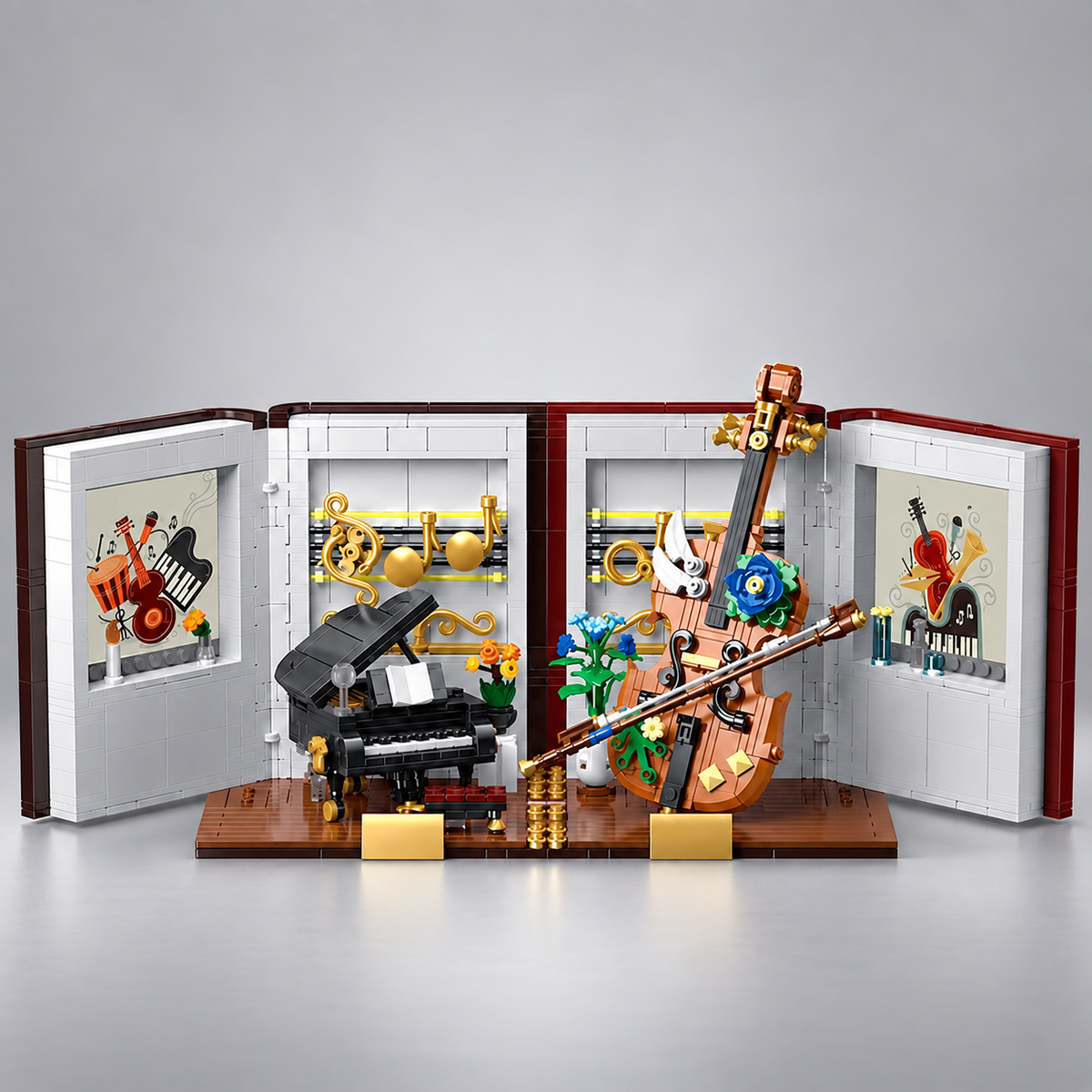 3 in 1 muziek instrumenten | Bouwsteentjes