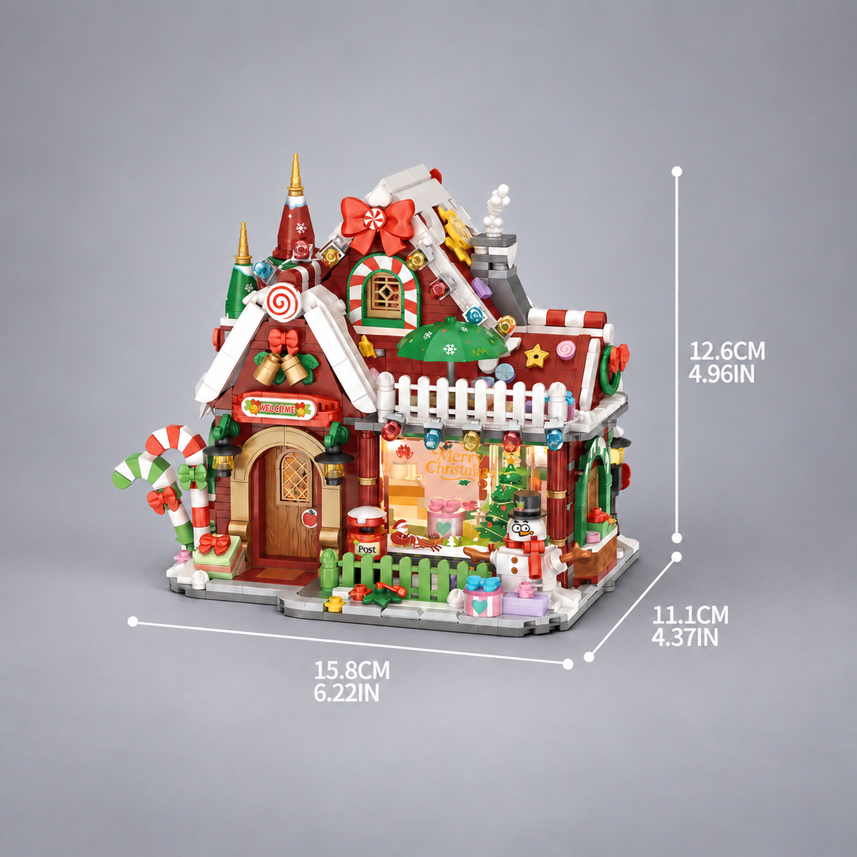 Kerst winkel | Bouwsteentjes
