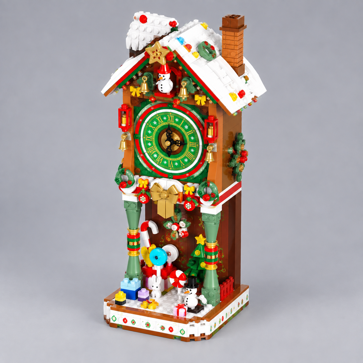 Kerst klok | Bouwsteentjes