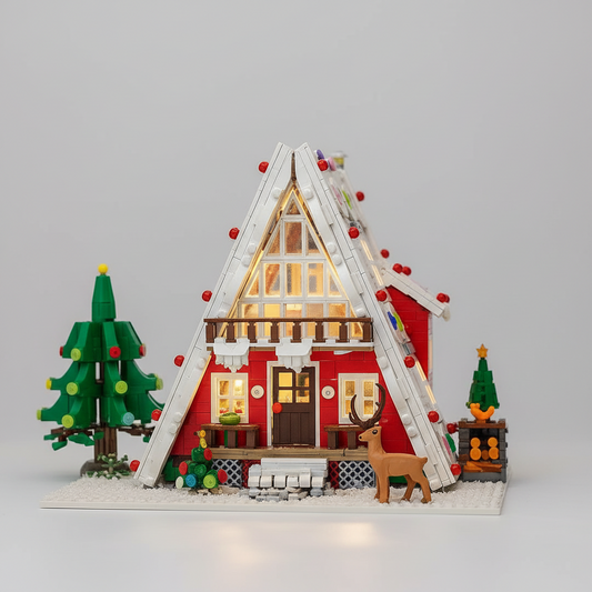 Kerst Chalet | Bouwsteentjes