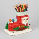 Kerst schoen pennenhouder | Bouwsteentjes