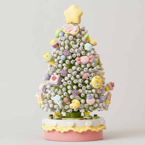 Zoete kerstboom | Bouwsteentjes