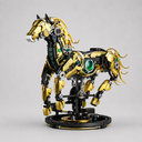 Bewegend paard  | Bouwsteentjes