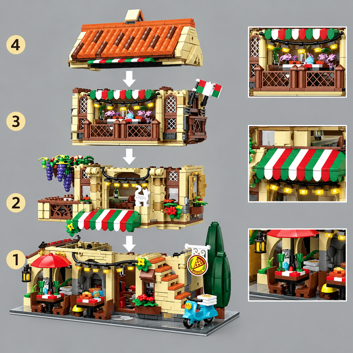 Italiaans Restaurant | Bouwsteentjes