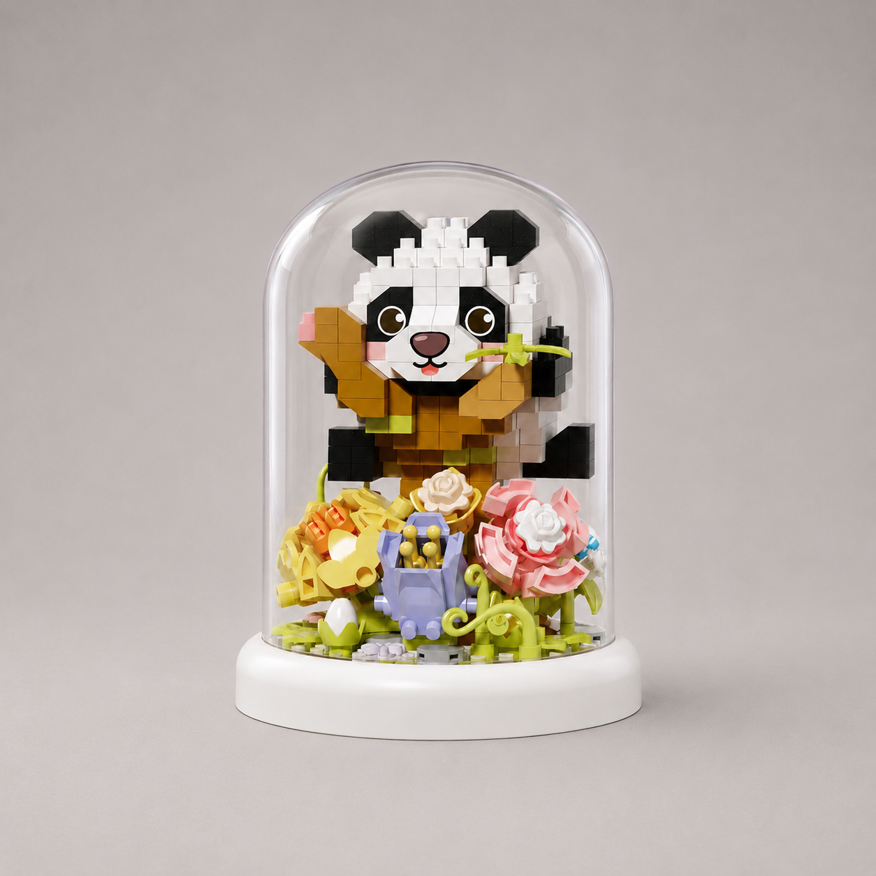 Panda tuin in stolp | Bouwsteentjes