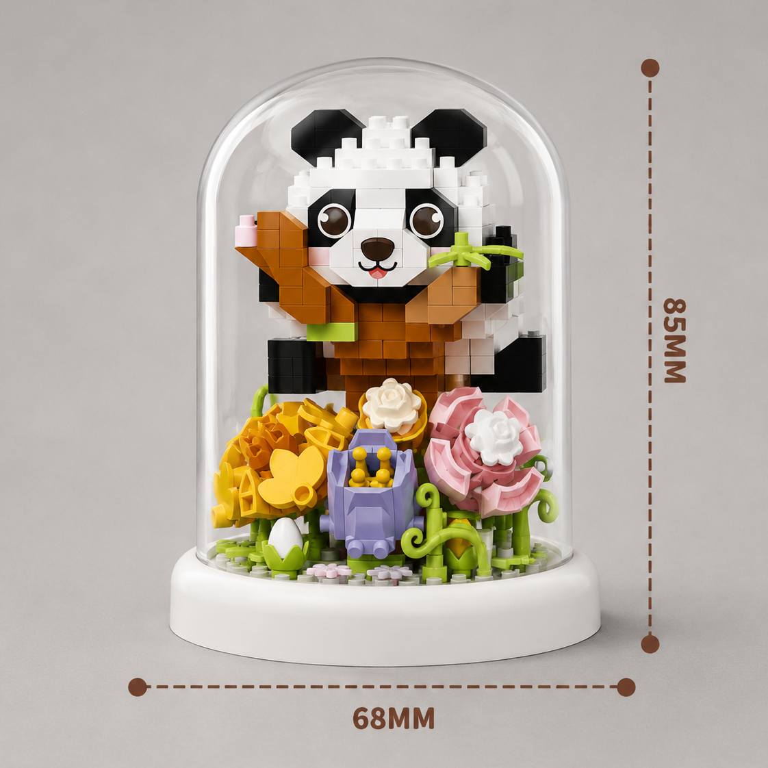 Panda tuin in stolp | Bouwsteentjes