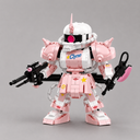 Roze robot | Bouwsteentjes