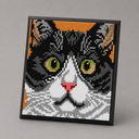 Kat Schilderij | Bouwsteentjes