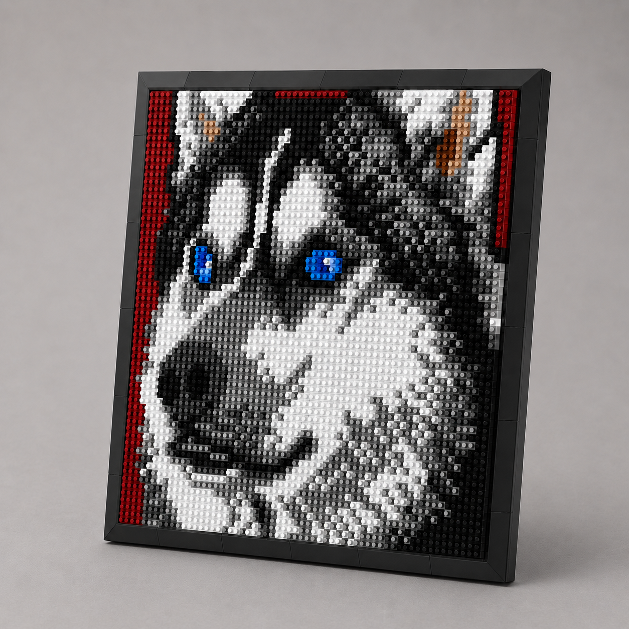 Husky Schilderij | Bouwsteentjes