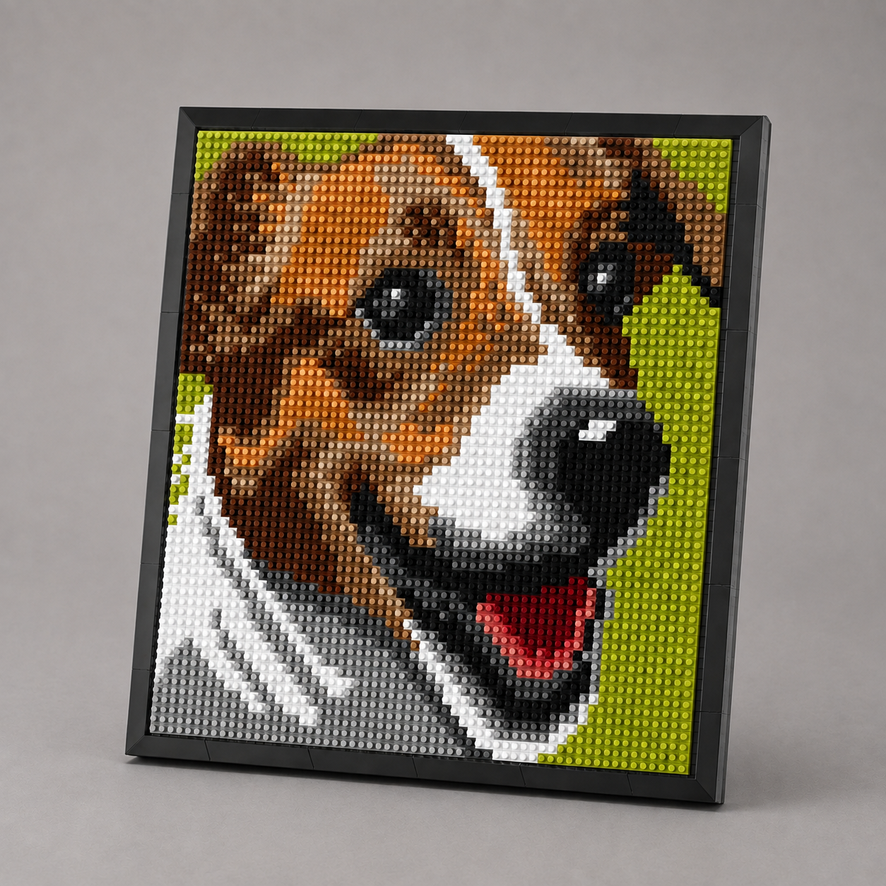 Jack russel Schilderij | Bouwsteentjes