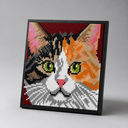 Calicokat Schilderij | Bouwsteentjes