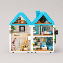 Blauw huis | Bouwsteentjes