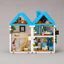 Blauw huis | Bouwsteentjes