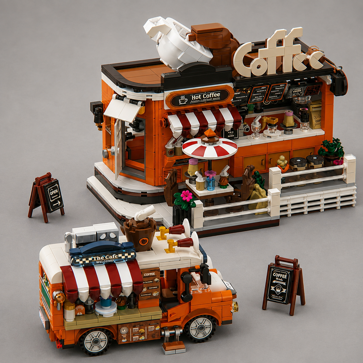 Koffie tent | Bouwsteentjes