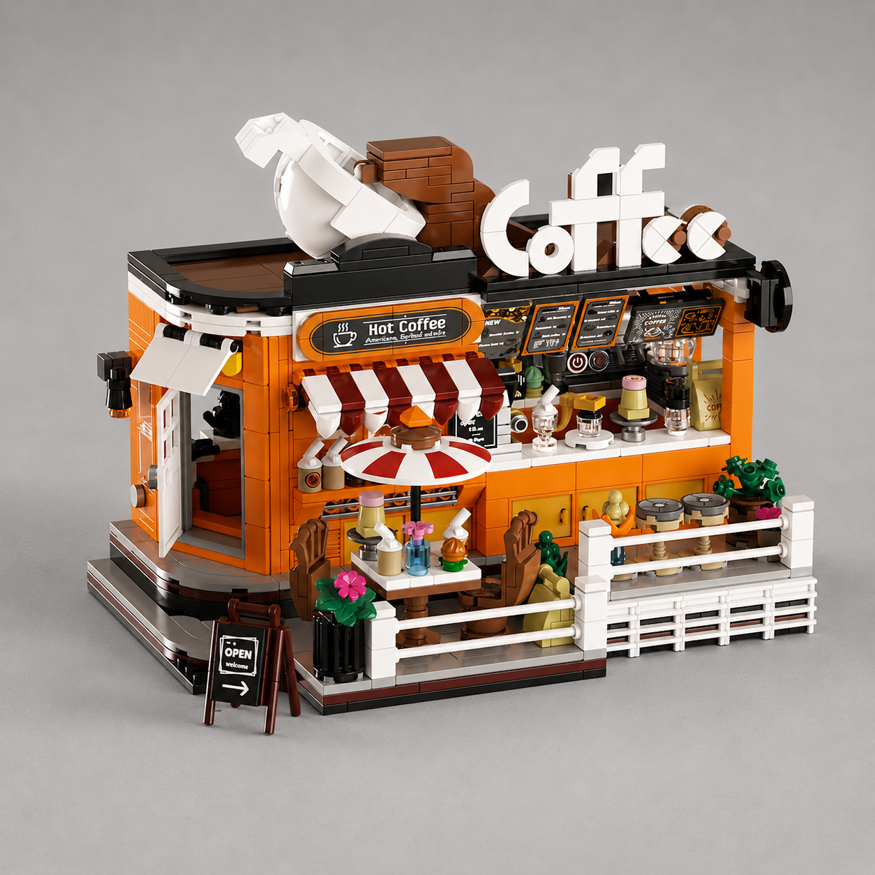 Koffie tent | Bouwsteentjes