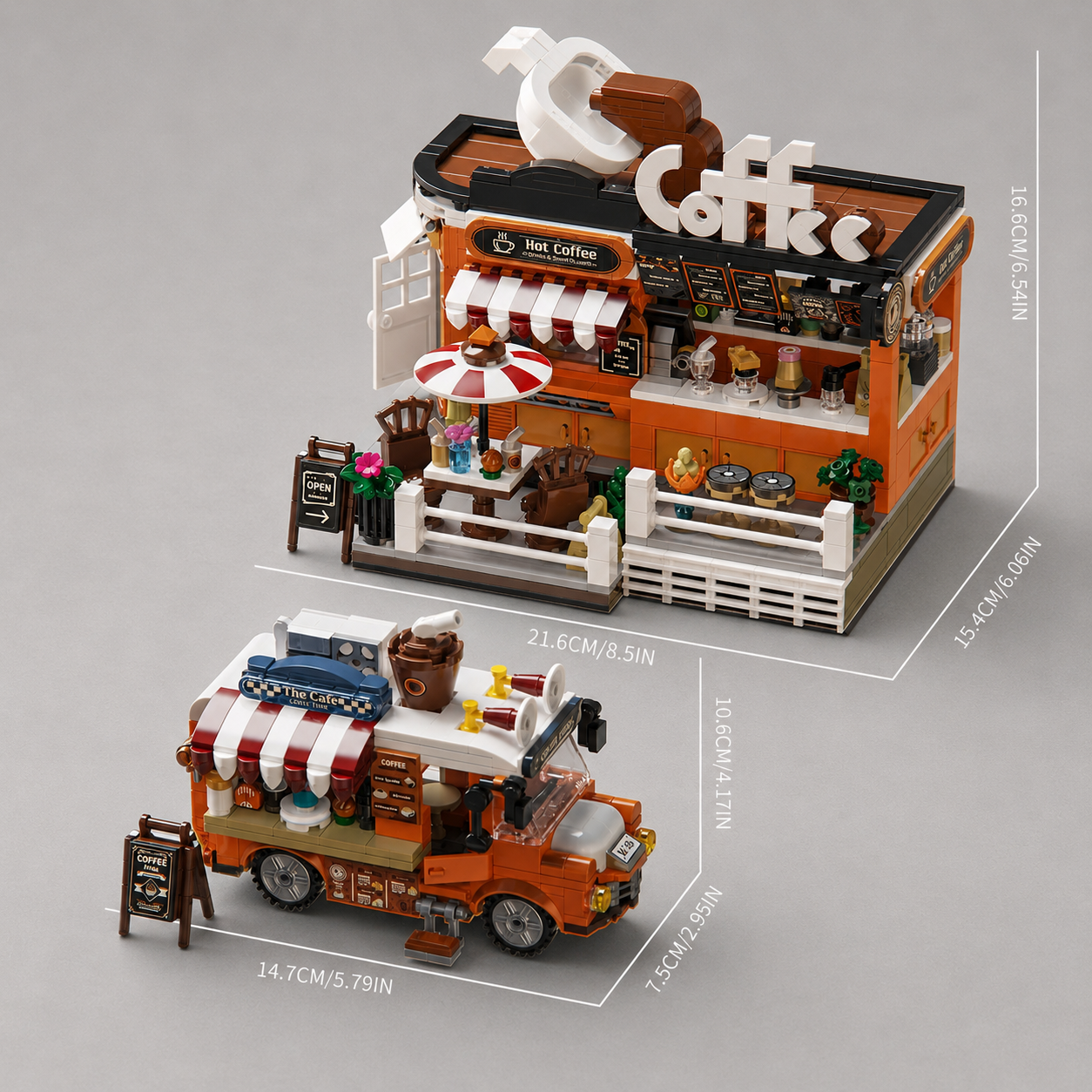Koffie tent | Bouwsteentjes