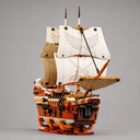 MEGA Zeil-piraten schip | Bouwsteentjes