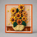 Zonnebloemen | Bouwsteentjes