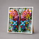 Bloemen vlinder | Bouwsteentjes